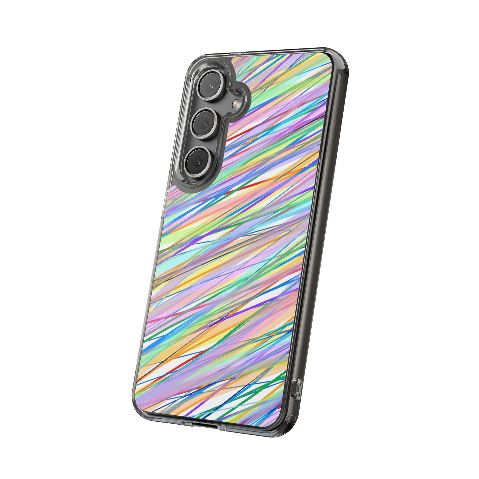 Threads Of Colors Clear Case - covers4phones