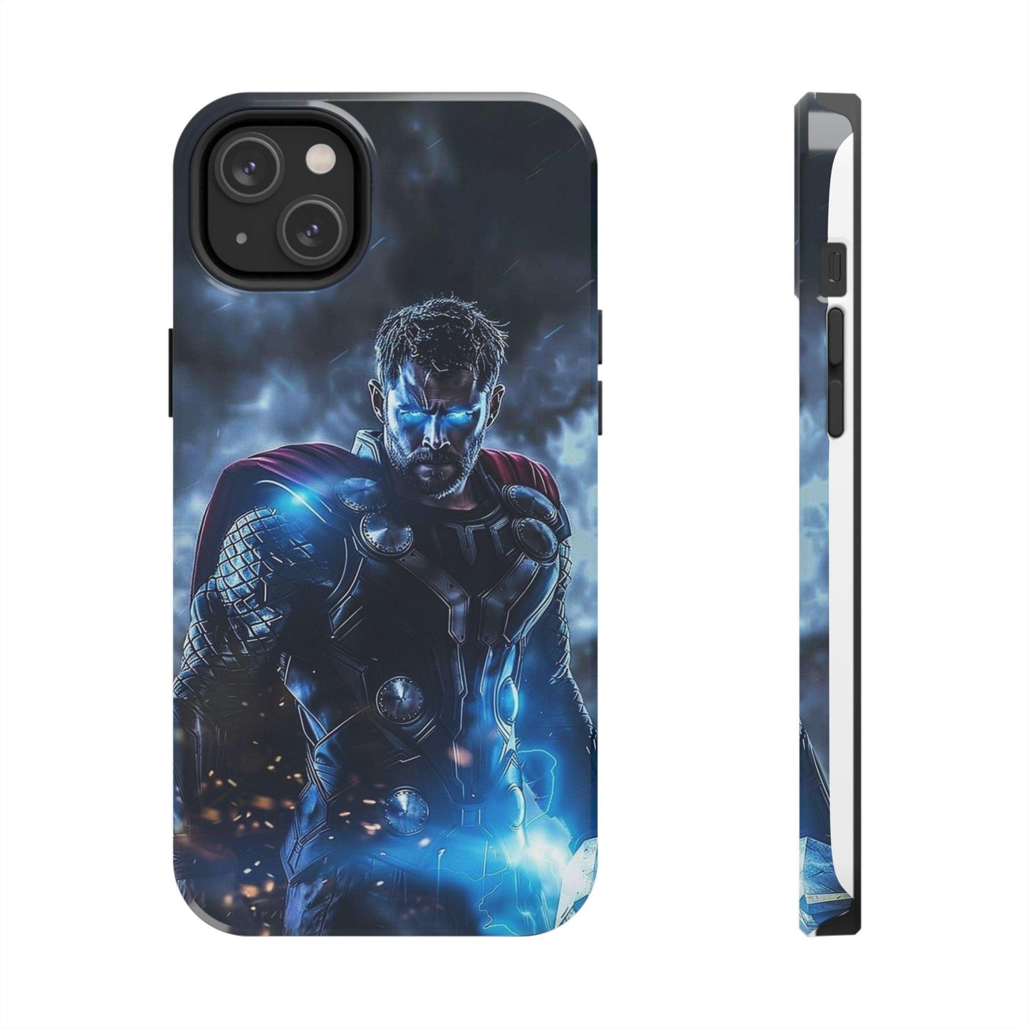 Thor, the God of Thunder in Action Printed Tough Phone Case for iPhone & Samsung Galaxy - Epic Superhero Design - covers4phones