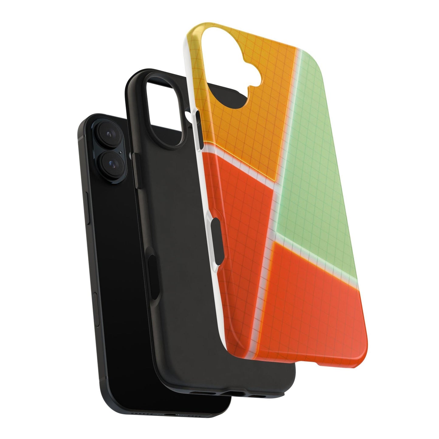 Four Colors Blocks With Shades Tough Phone Cases - covers4phones