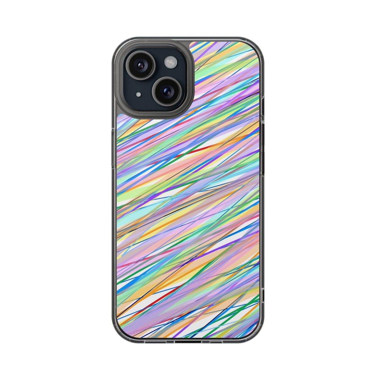 Threads Of Colors Clear Case - covers4phones