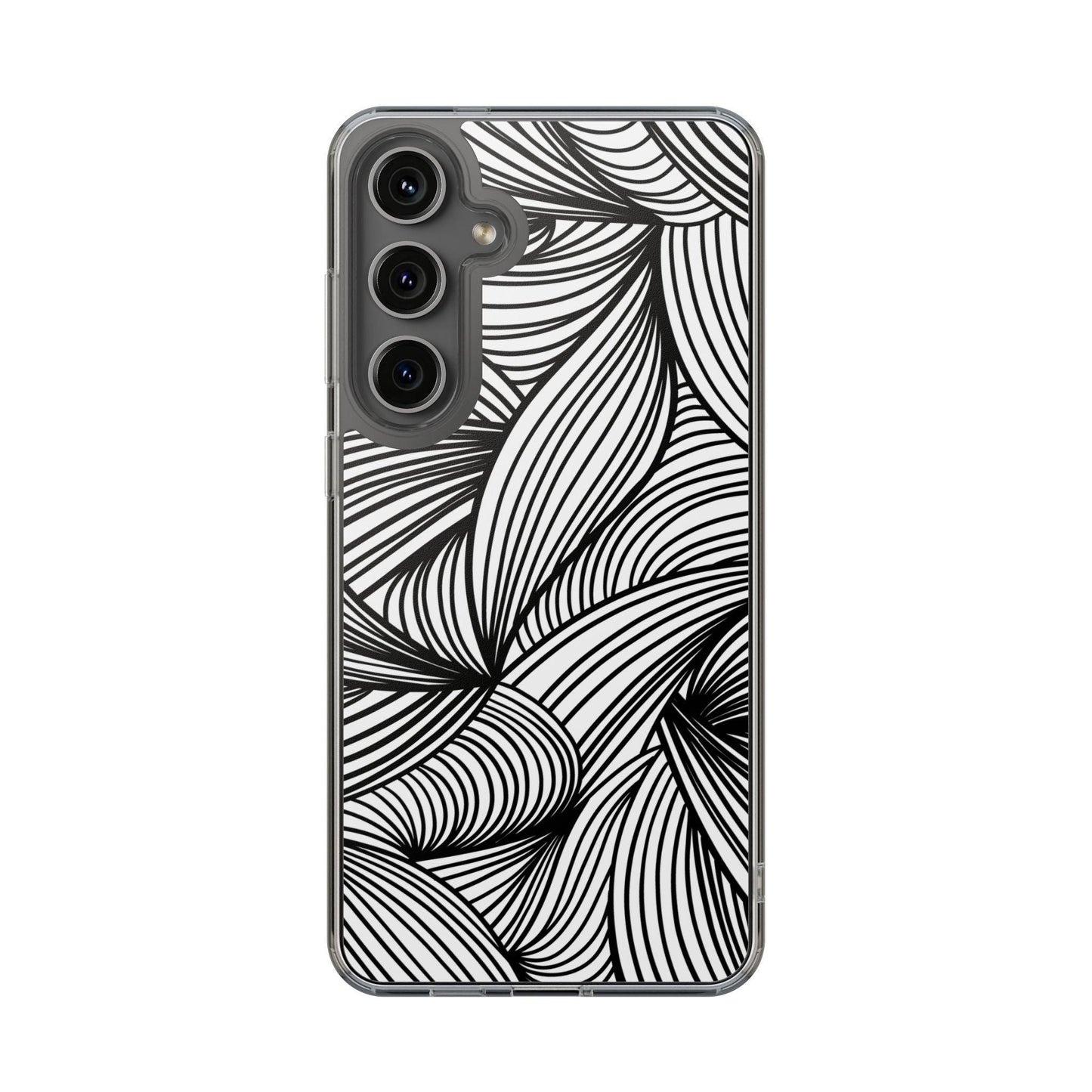 Black and White Illusion Clear Cases - covers4phones