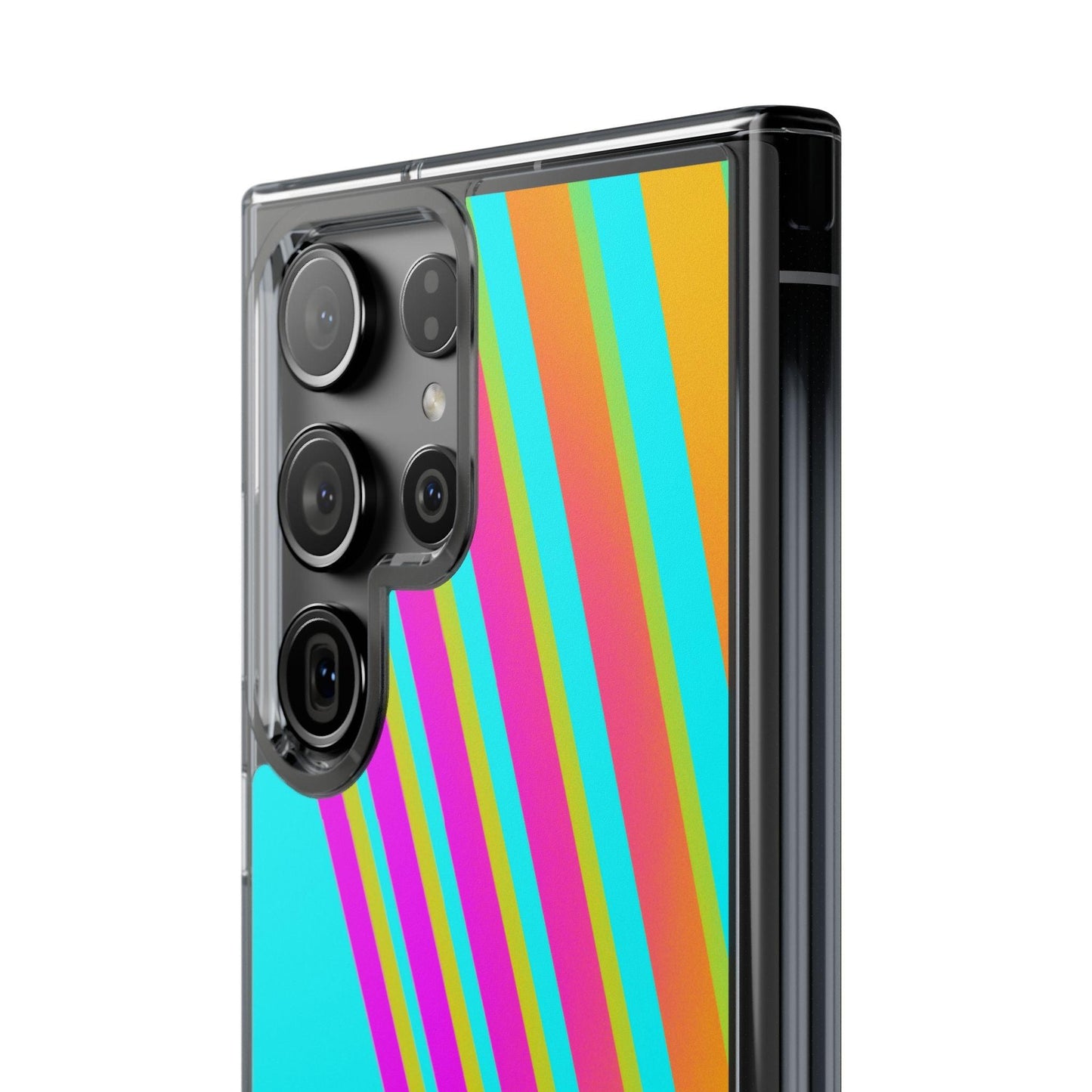 Abstract Pattern With Vibrant Color Clear Cases - covers4phones