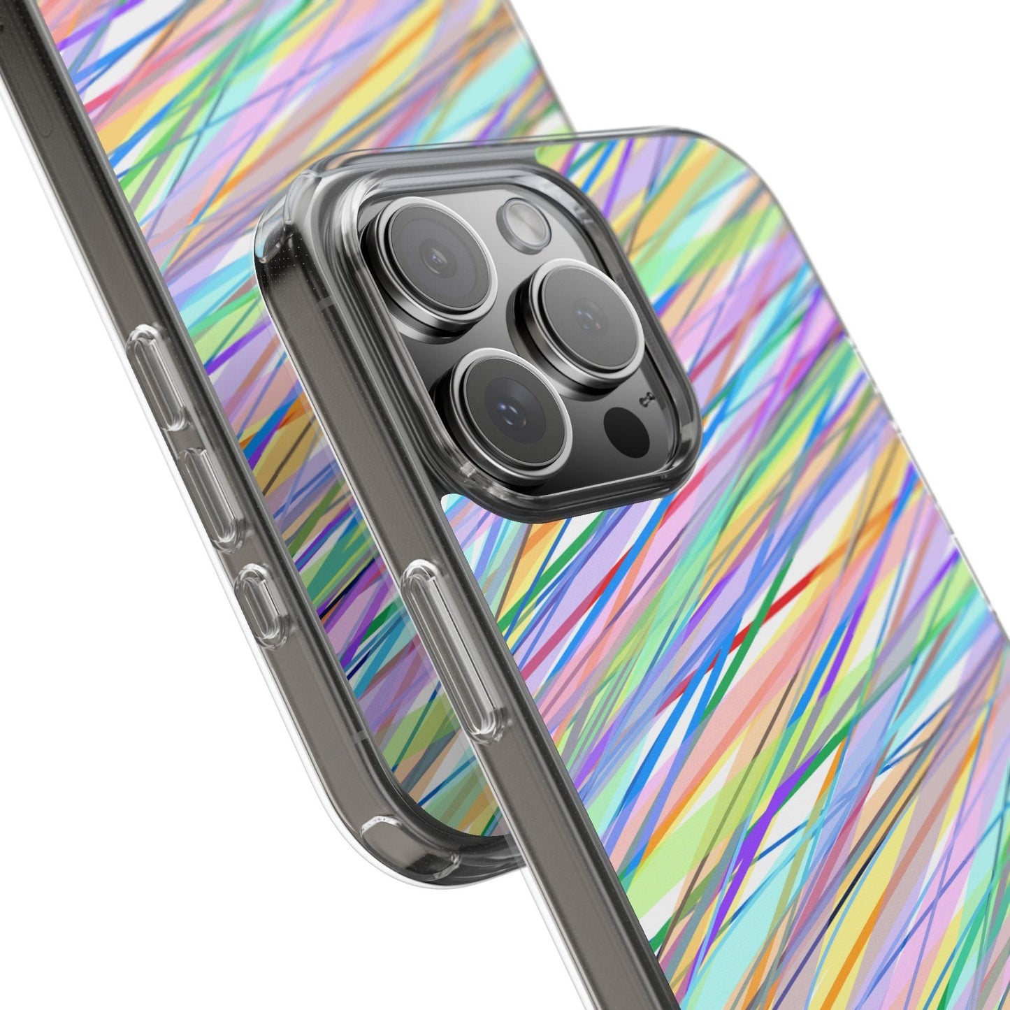 Threads Of Colors Clear Case - covers4phones