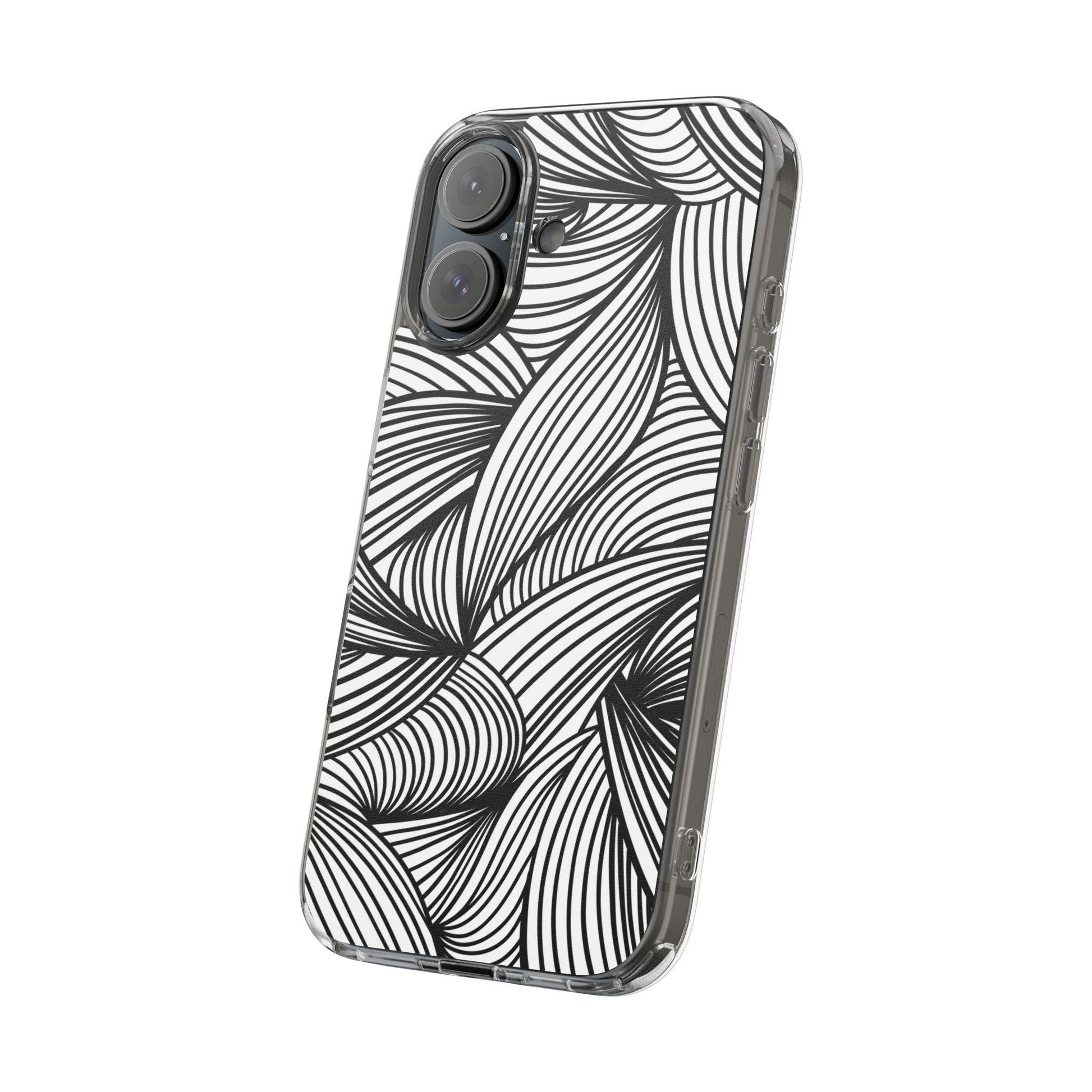 Black and White Illusion Clear Cases - covers4phones