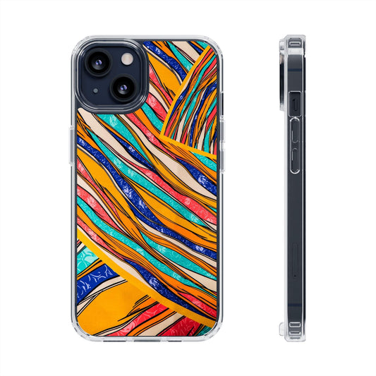 Clear Cases Stripes of Powerful Colors - covers4phones