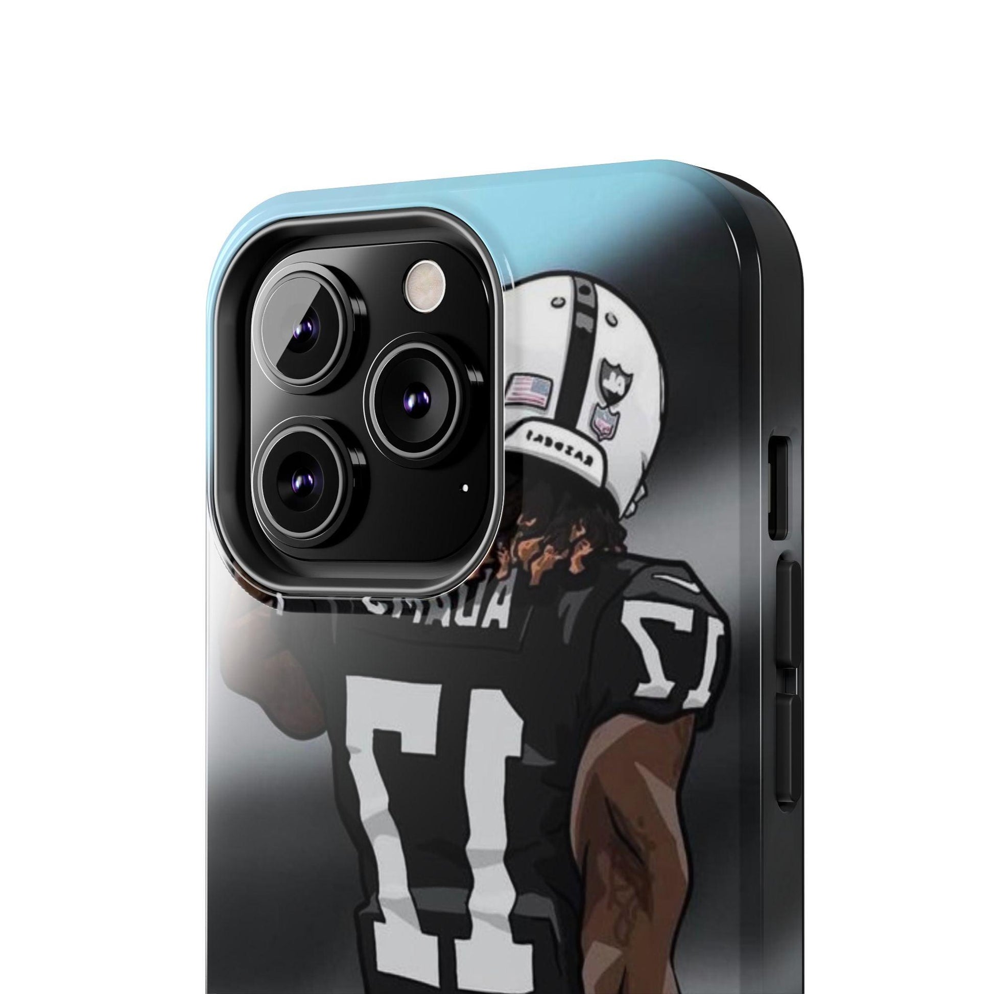 Adam 17 Player Showing Shirt Number Printed Tough Phone Case for iPhone & Samsung Galaxy - Bold Athlete Design - covers4phones