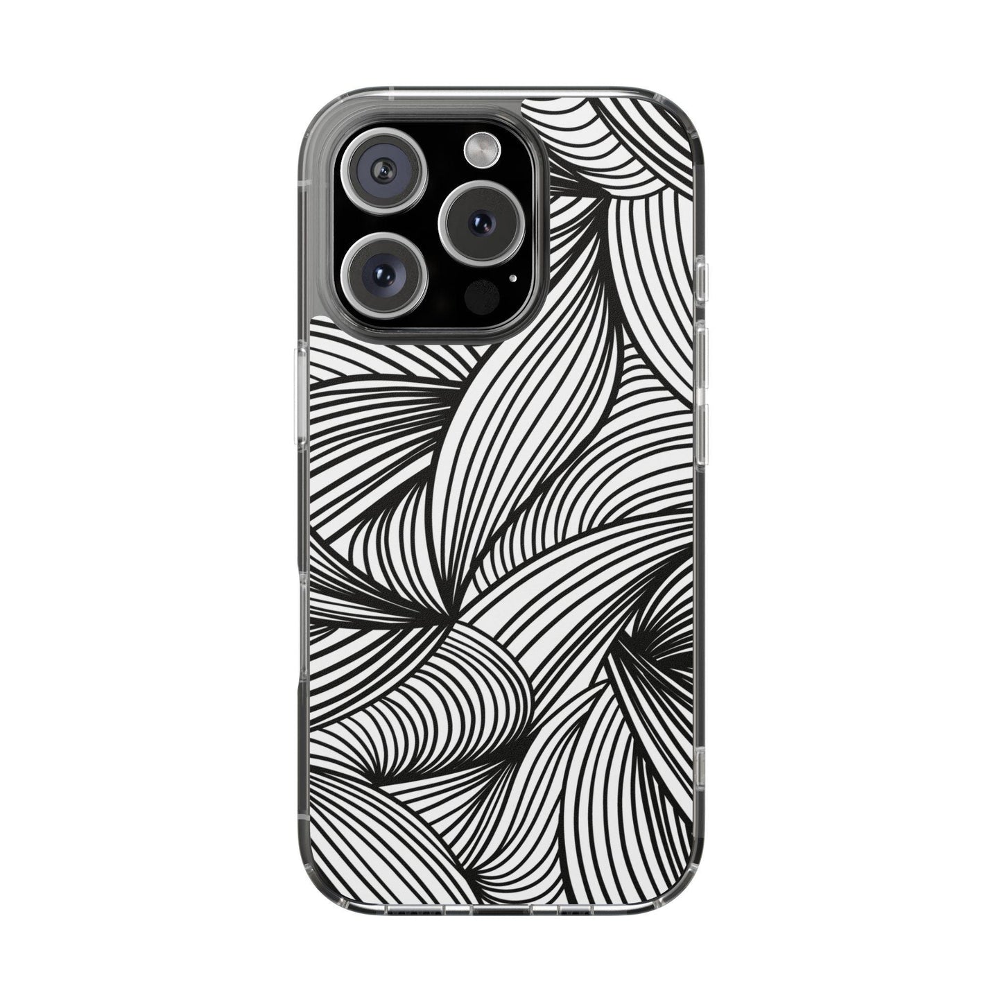 Black and White Illusion Clear Cases - covers4phones
