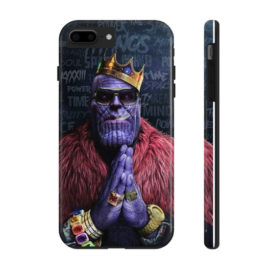 Avengers with Crown Marvels Printed Tough Phone Case - Superhero Royalty Design - covers4phones