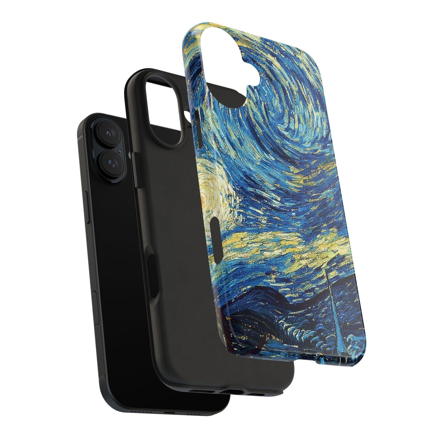 Blue And Yellow Theme Art Colors Tough Phone Cases - covers4phones
