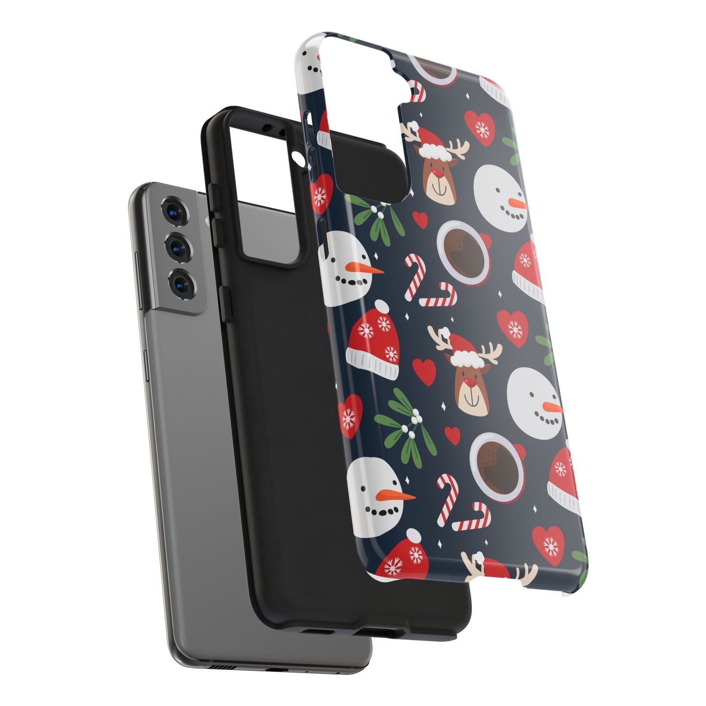 Tough Phone Cases Samsung Case - Festive Christmas Design - covers4phones