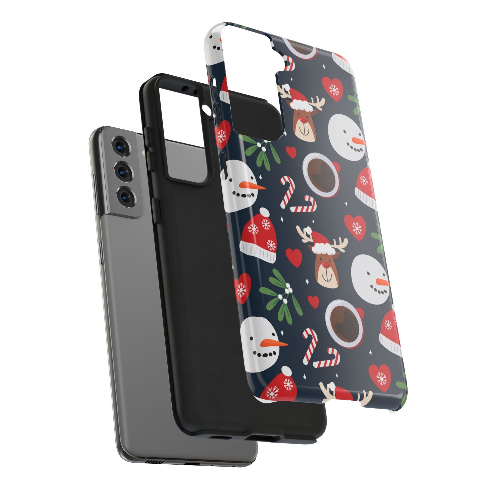 Tough Phone Cases Samsung Case - Festive Christmas Design - covers4phones