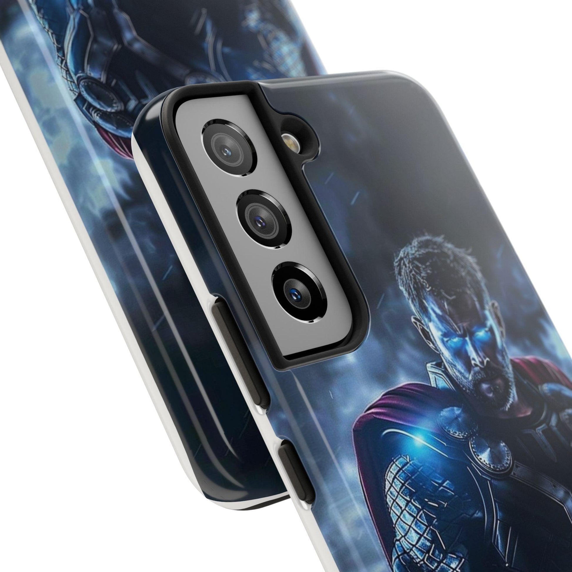 Thor, the God of Thunder in Action Printed Tough Phone Case for iPhone & Samsung Galaxy - Epic Superhero Design - covers4phones