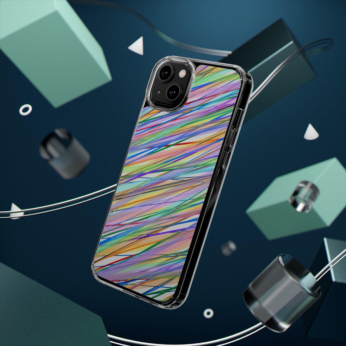 Threads Of Colors Clear Case - covers4phones