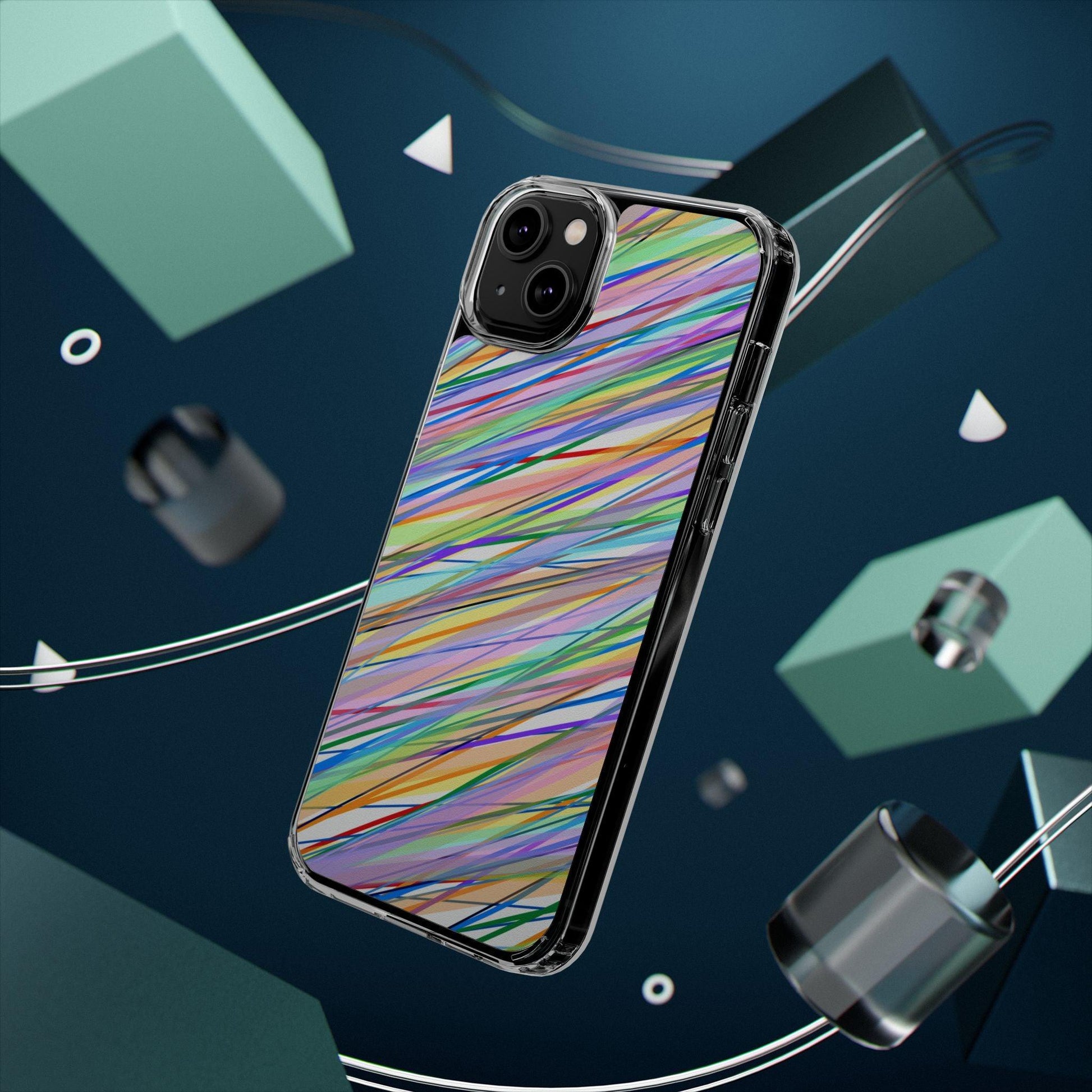Threads Of Colors Clear Case - covers4phones