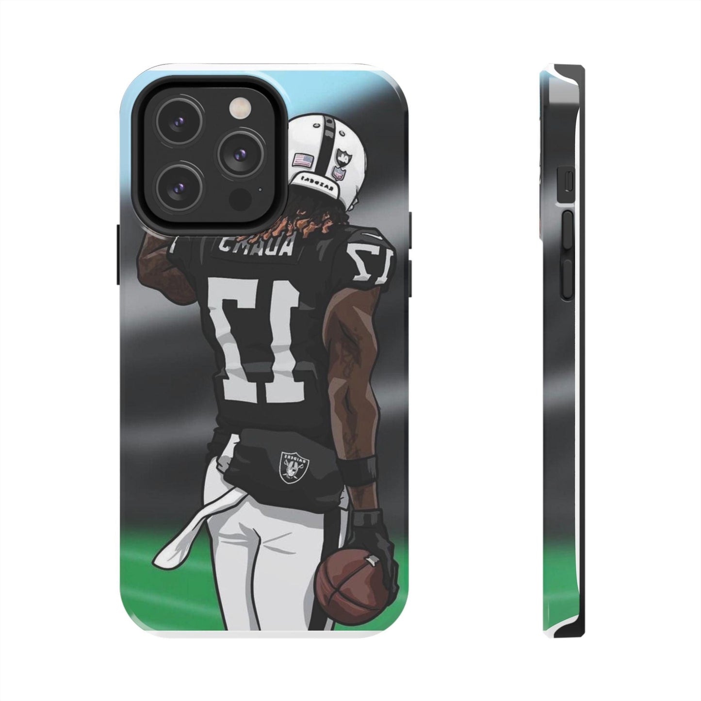 Adam 17 Player Showing Shirt Number Printed Tough Phone Case for iPhone & Samsung Galaxy - Bold Athlete Design - covers4phones