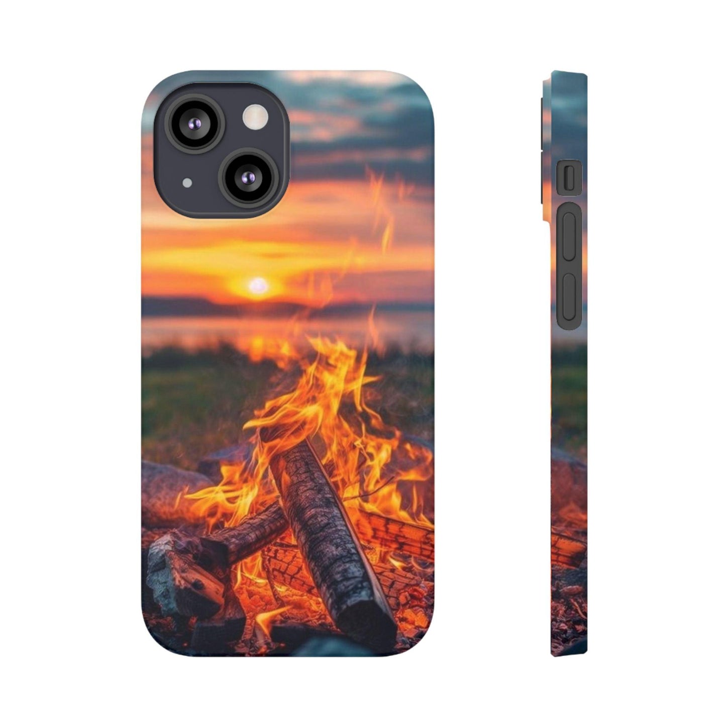 Woodland Fire Phone Case – Warmth of Nature’s Blaze on Your Device - covers4phones