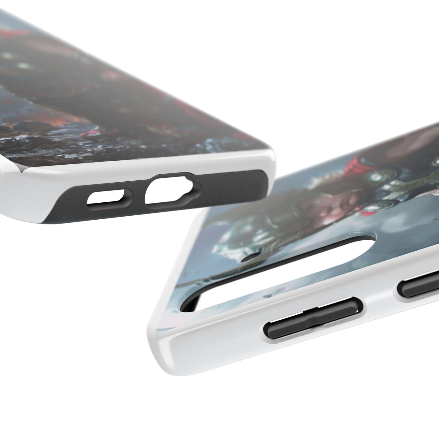 Baby Thor Superhero Printed Tough Phone Case for iPhone & Samsung Galaxy - Adorable Thunder God Design - covers4phones