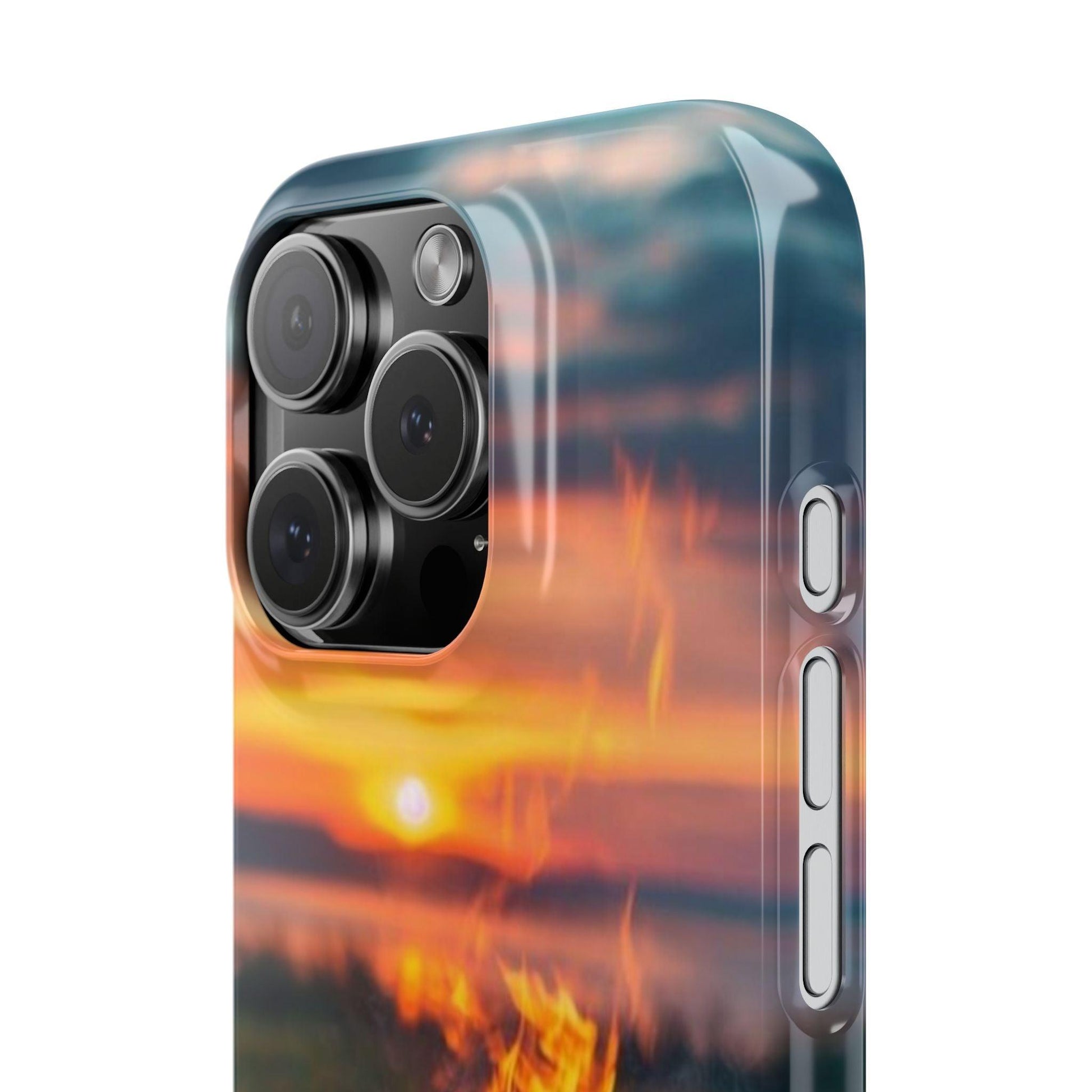 Woodland Fire Phone Case – Warmth of Nature’s Blaze on Your Device - covers4phones