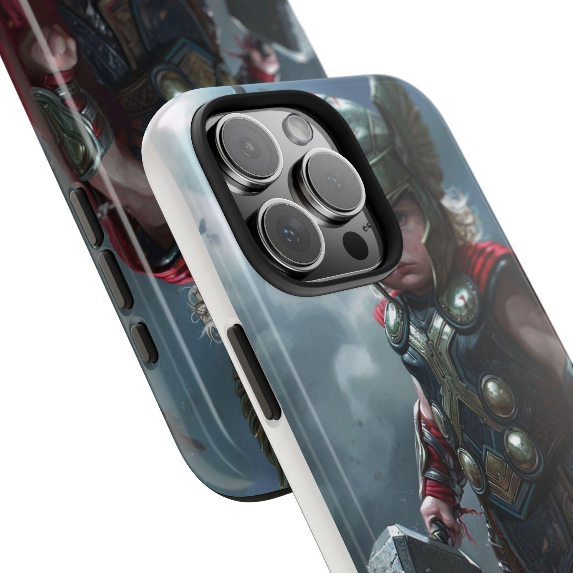 Baby Thor Superhero Printed Tough Phone Case for iPhone & Samsung Galaxy - Adorable Thunder God Design - covers4phones