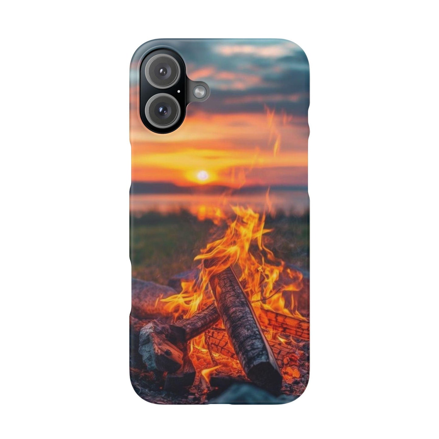 Woodland Fire Phone Case – Warmth of Nature’s Blaze on Your Device - covers4phones