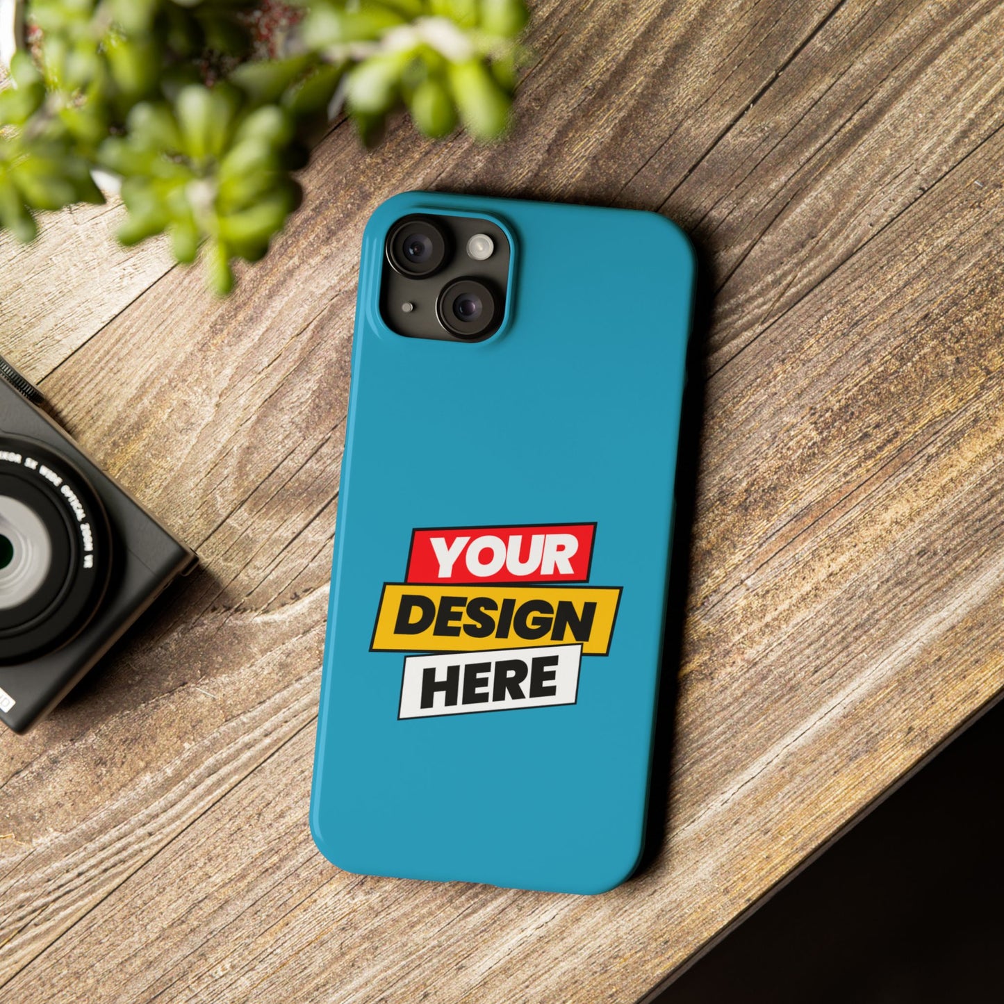 Cool Cat Slim Phone Case, Personalized Gift, Trendy Pet Lover Accessory, Unique Phone Cover, Animal Lover Case, Birthday Present