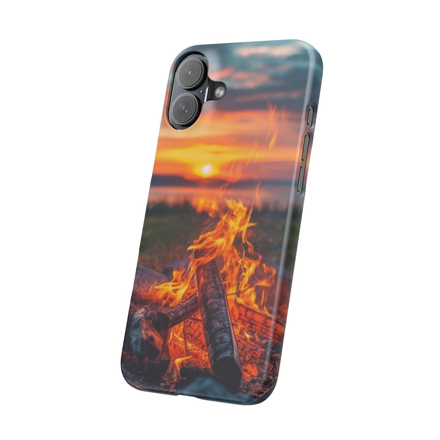 Woodland Fire Phone Case – Warmth of Nature’s Blaze on Your Device - covers4phones
