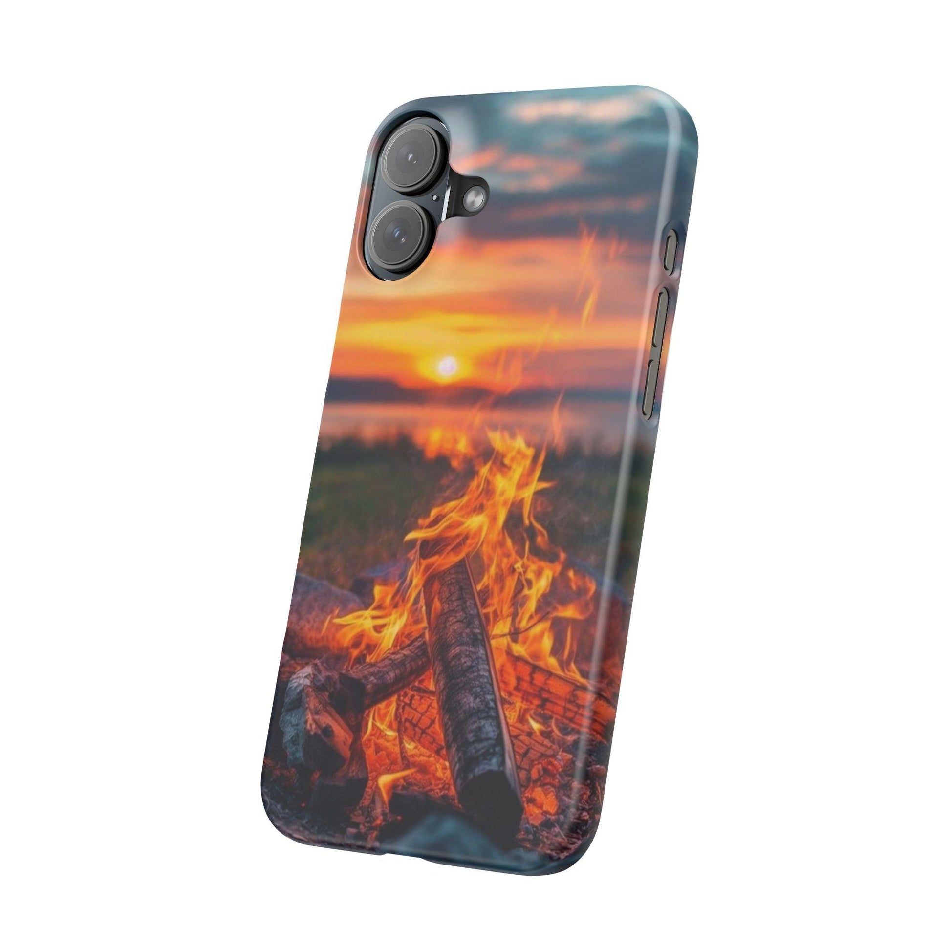 Woodland Fire Phone Case – Warmth of Nature’s Blaze on Your Device - covers4phones