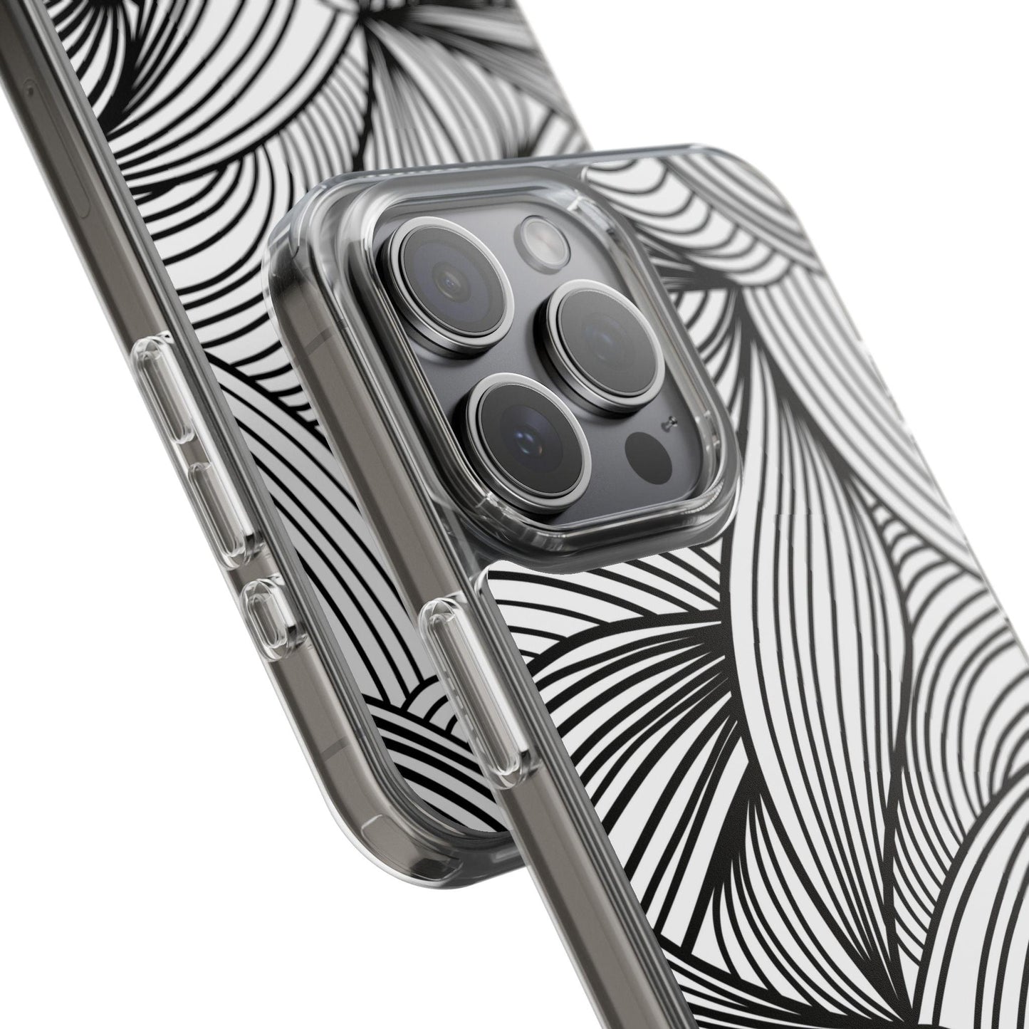 Black and White Illusion Clear Cases - covers4phones