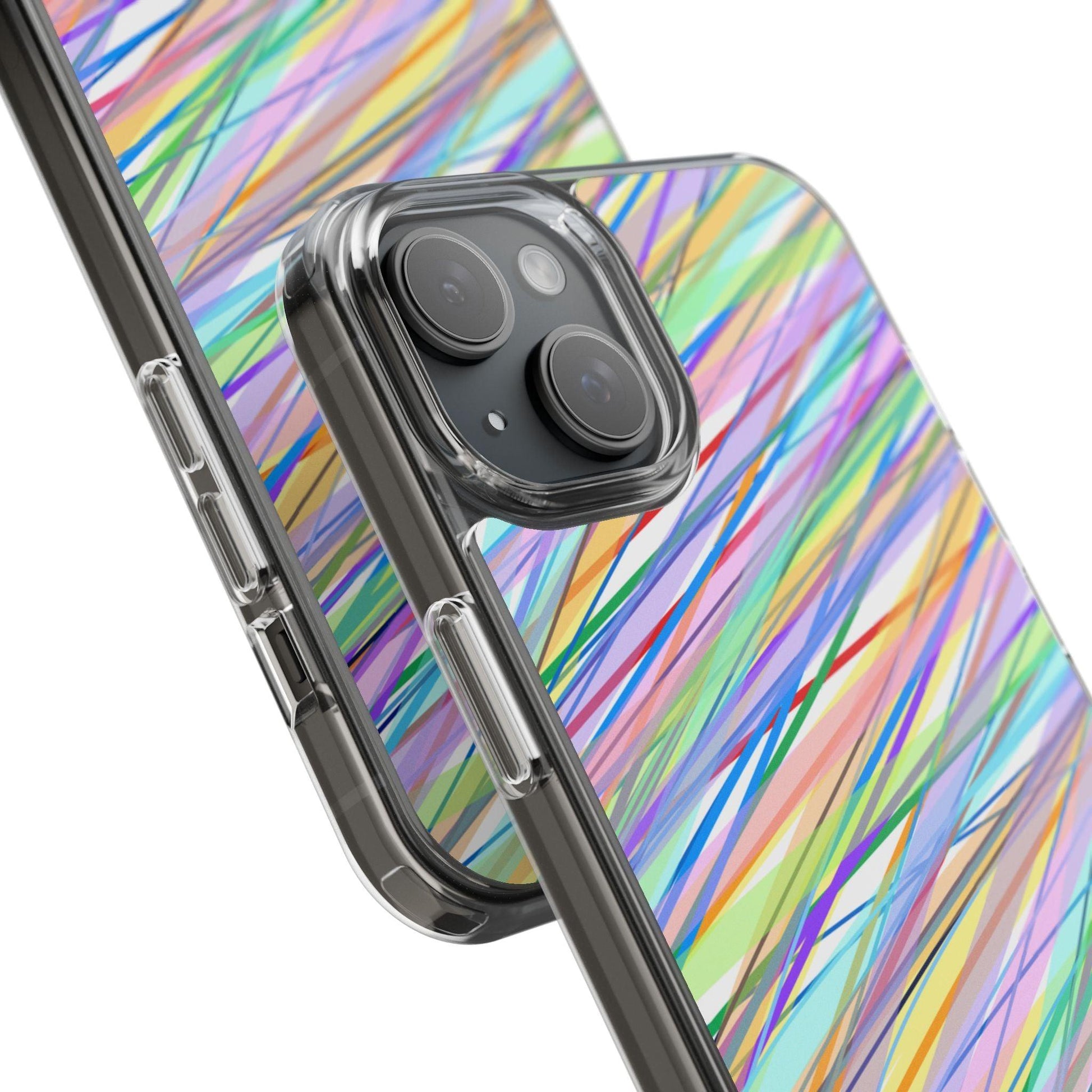Threads Of Colors Clear Case - covers4phones