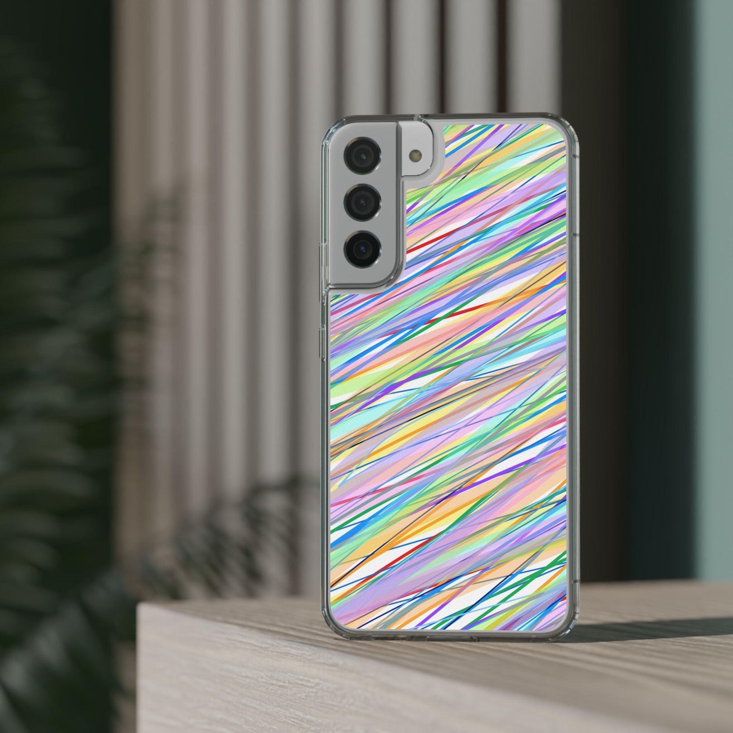 Threads Of Colors Clear Case - covers4phones