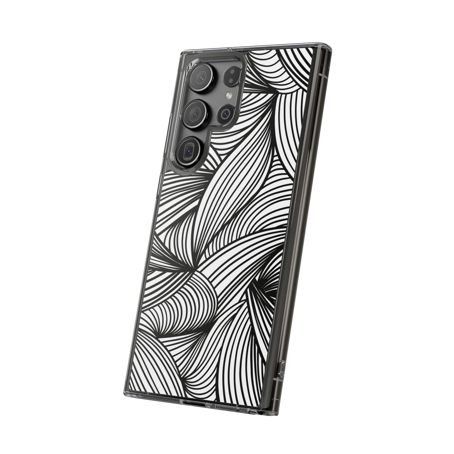 Black and White Illusion Clear Cases - covers4phones