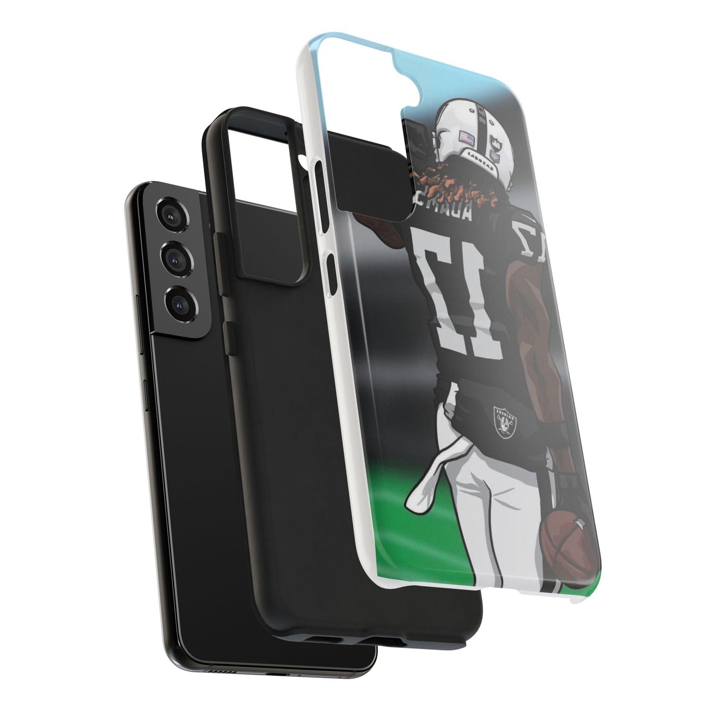 Adam 17 Player Showing Shirt Number Printed Tough Phone Case for iPhone & Samsung Galaxy - Bold Athlete Design - covers4phones