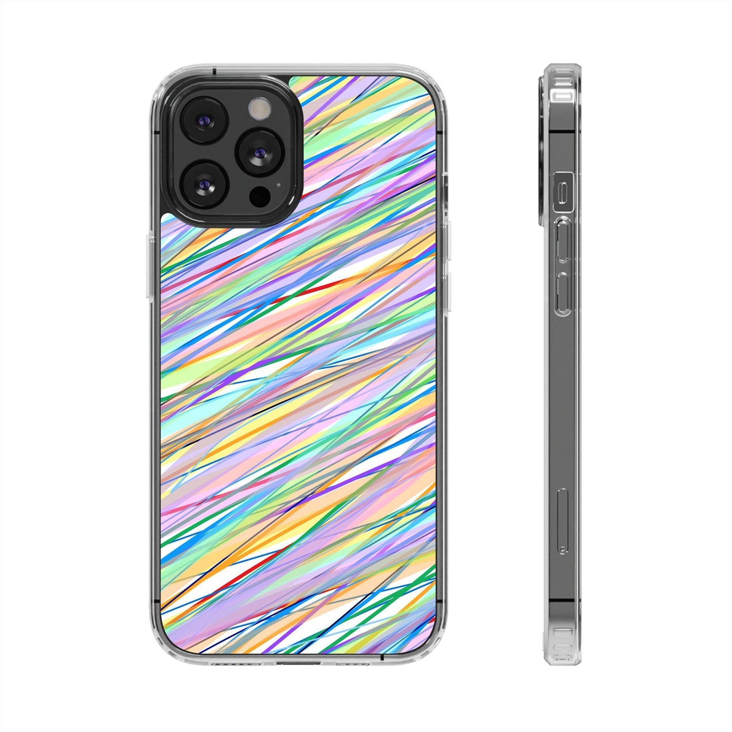 Threads Of Colors Clear Case - covers4phones