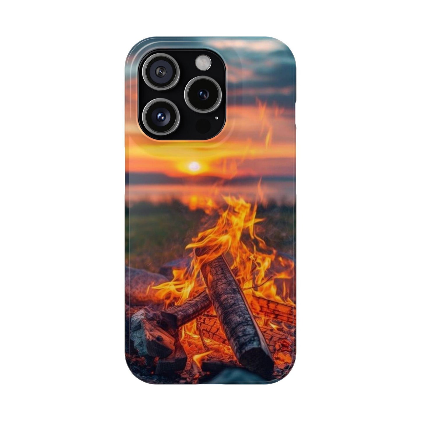 Woodland Fire Phone Case – Warmth of Nature’s Blaze on Your Device - covers4phones