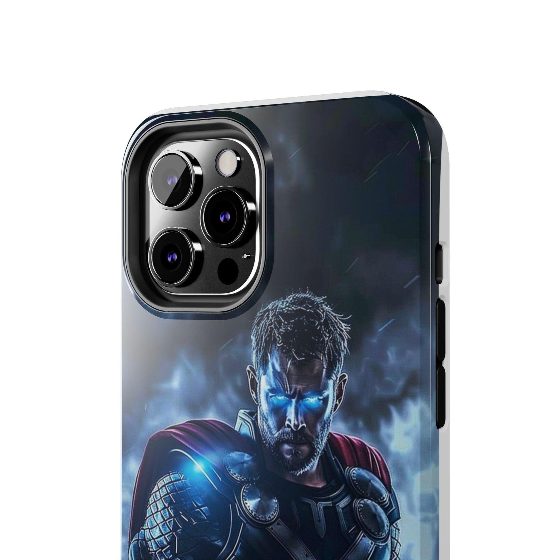 Thor, the God of Thunder in Action Printed Tough Phone Case for iPhone & Samsung Galaxy - Epic Superhero Design - covers4phones