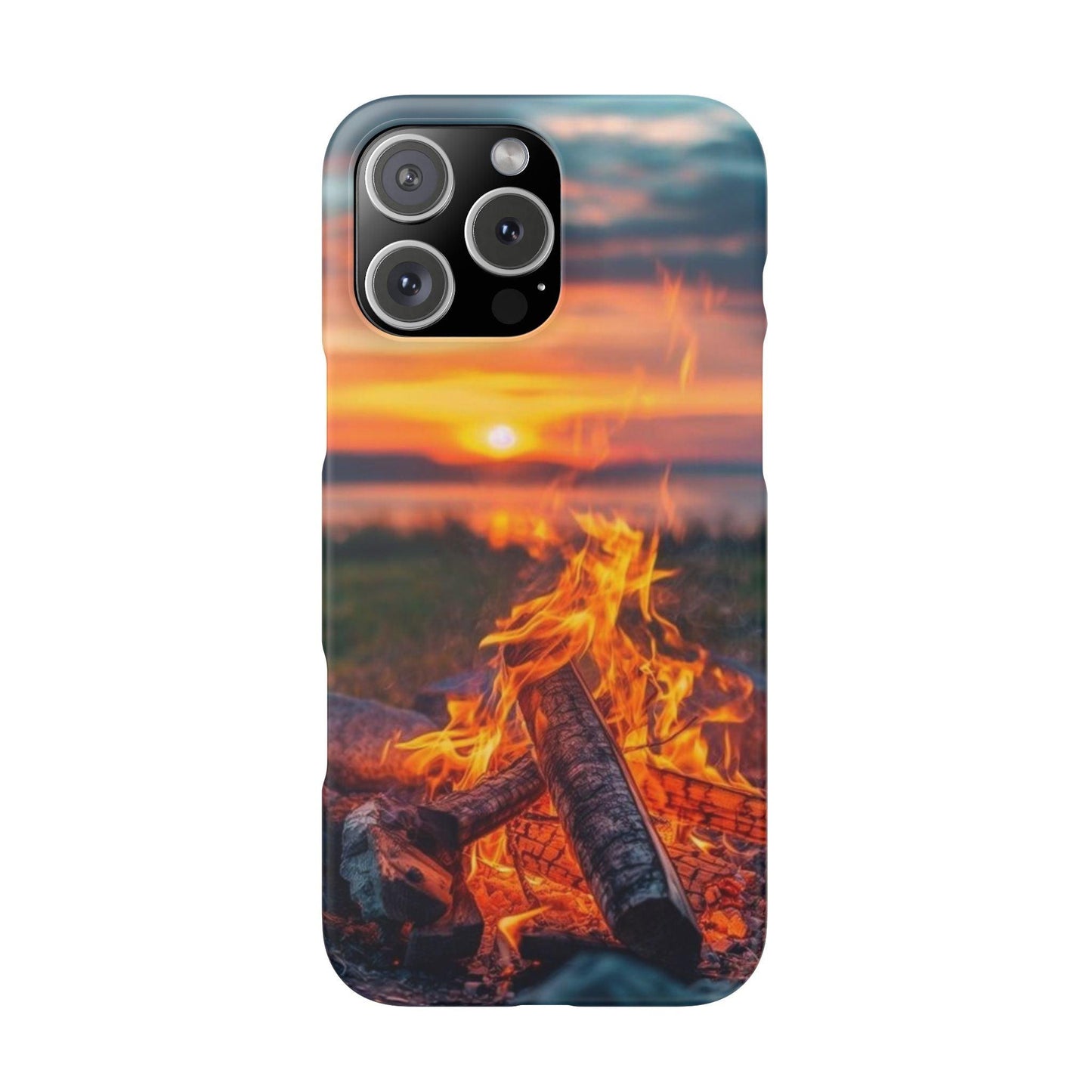 Woodland Fire Phone Case – Warmth of Nature’s Blaze on Your Device - covers4phones