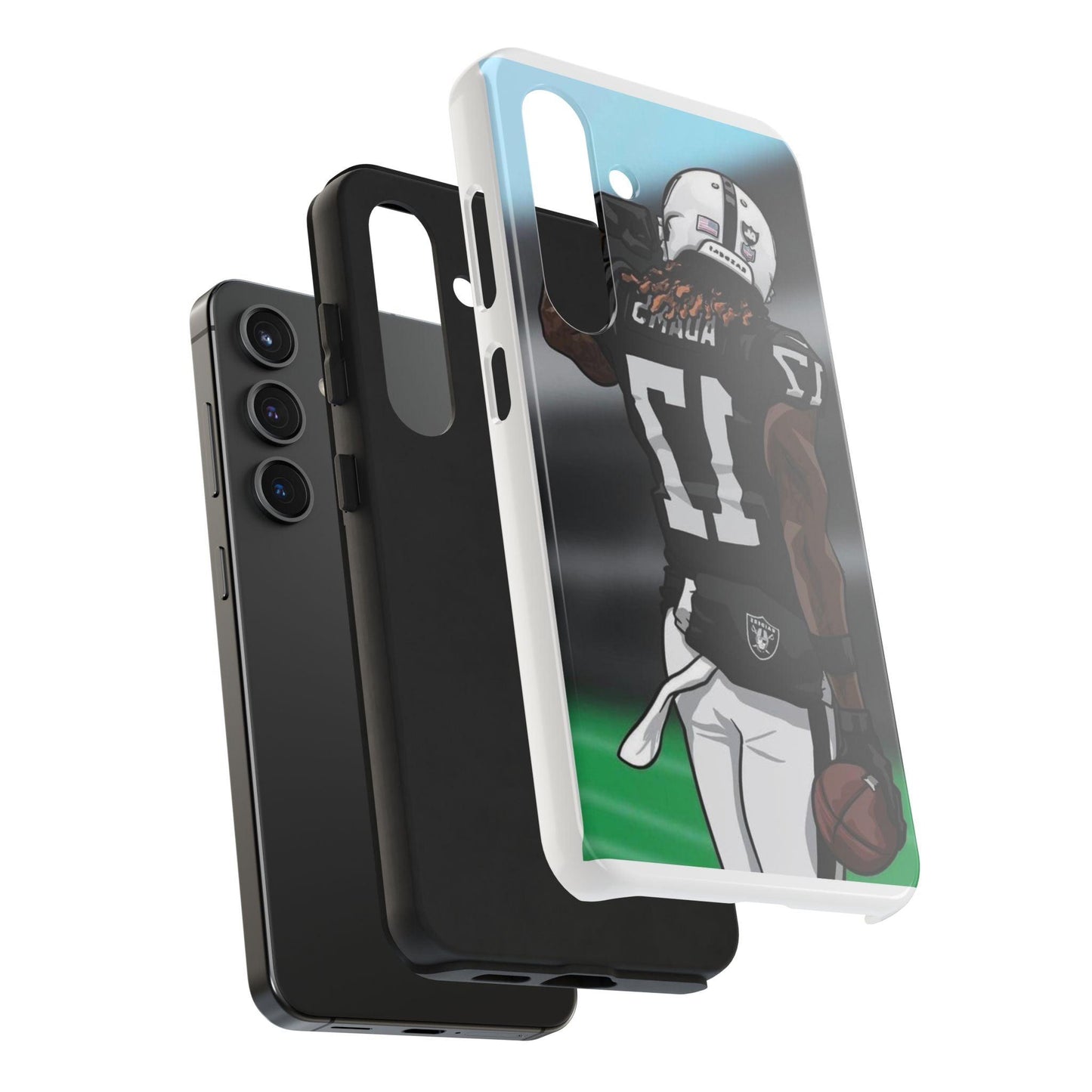 Adam 17 Player Showing Shirt Number Printed Tough Phone Case for iPhone & Samsung Galaxy - Bold Athlete Design - covers4phones