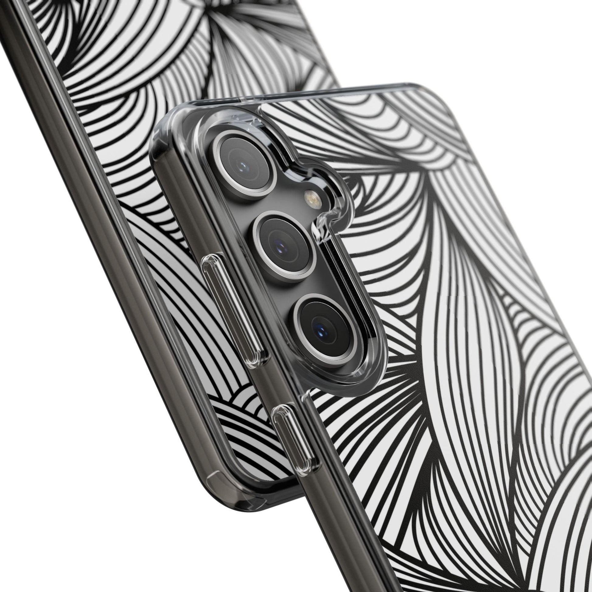 Black and White Illusion Clear Cases - covers4phones