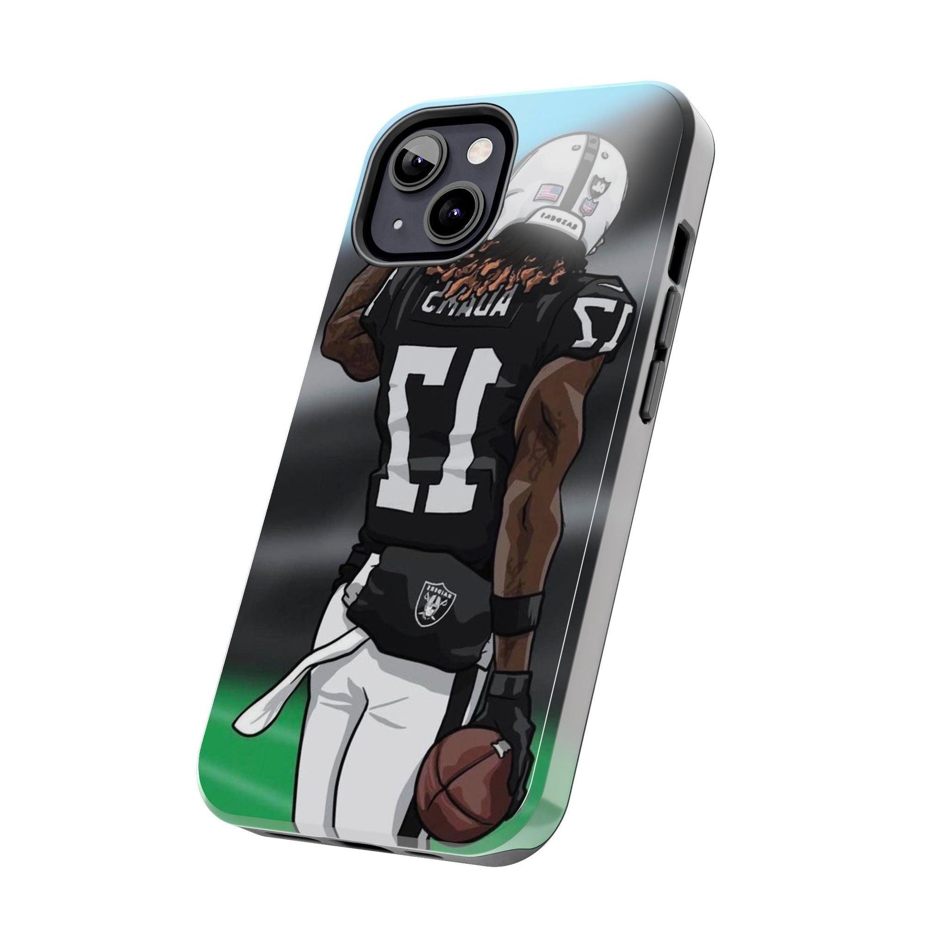 Adam 17 Player Showing Shirt Number Printed Tough Phone Case for iPhone & Samsung Galaxy - Bold Athlete Design - covers4phones