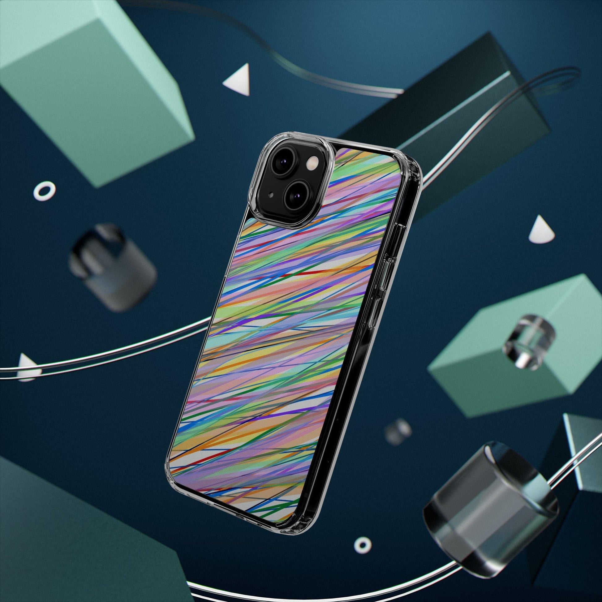 Threads Of Colors Clear Case - covers4phones