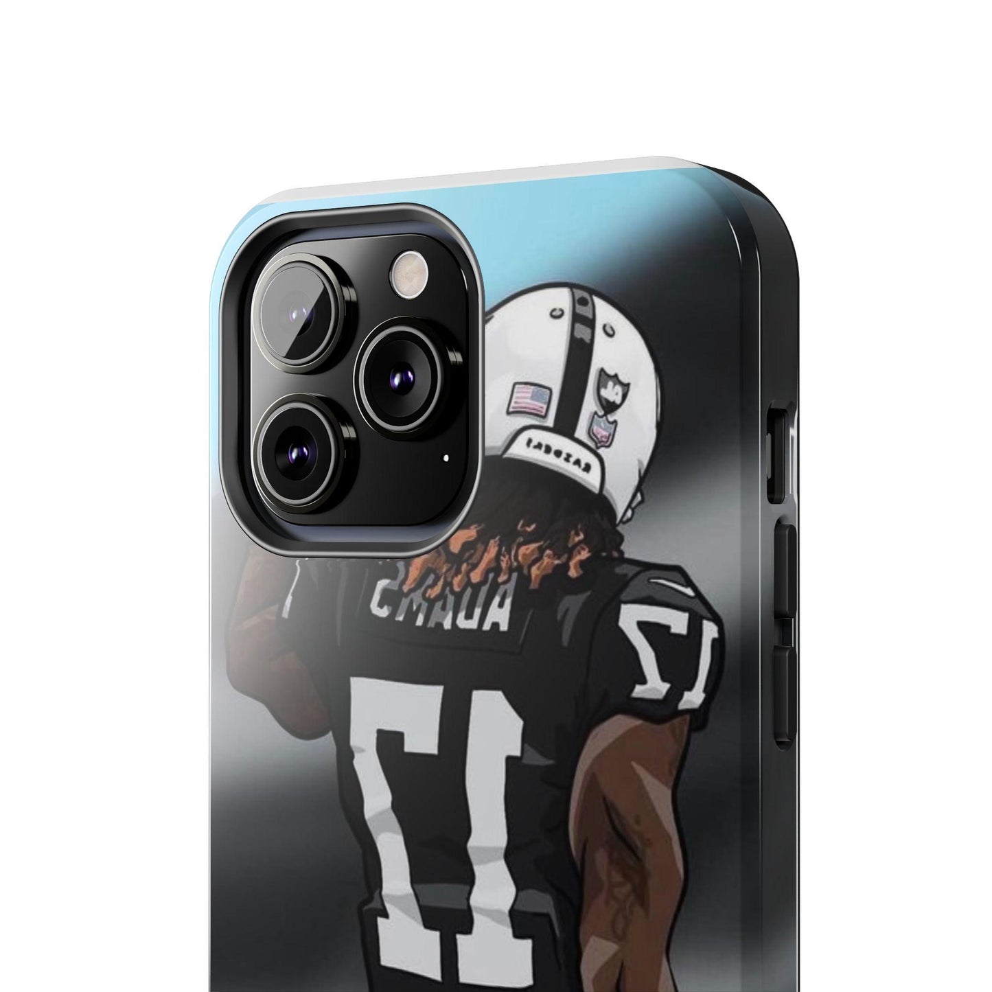 Adam 17 Player Showing Shirt Number Printed Tough Phone Case for iPhone & Samsung Galaxy - Bold Athlete Design - covers4phones