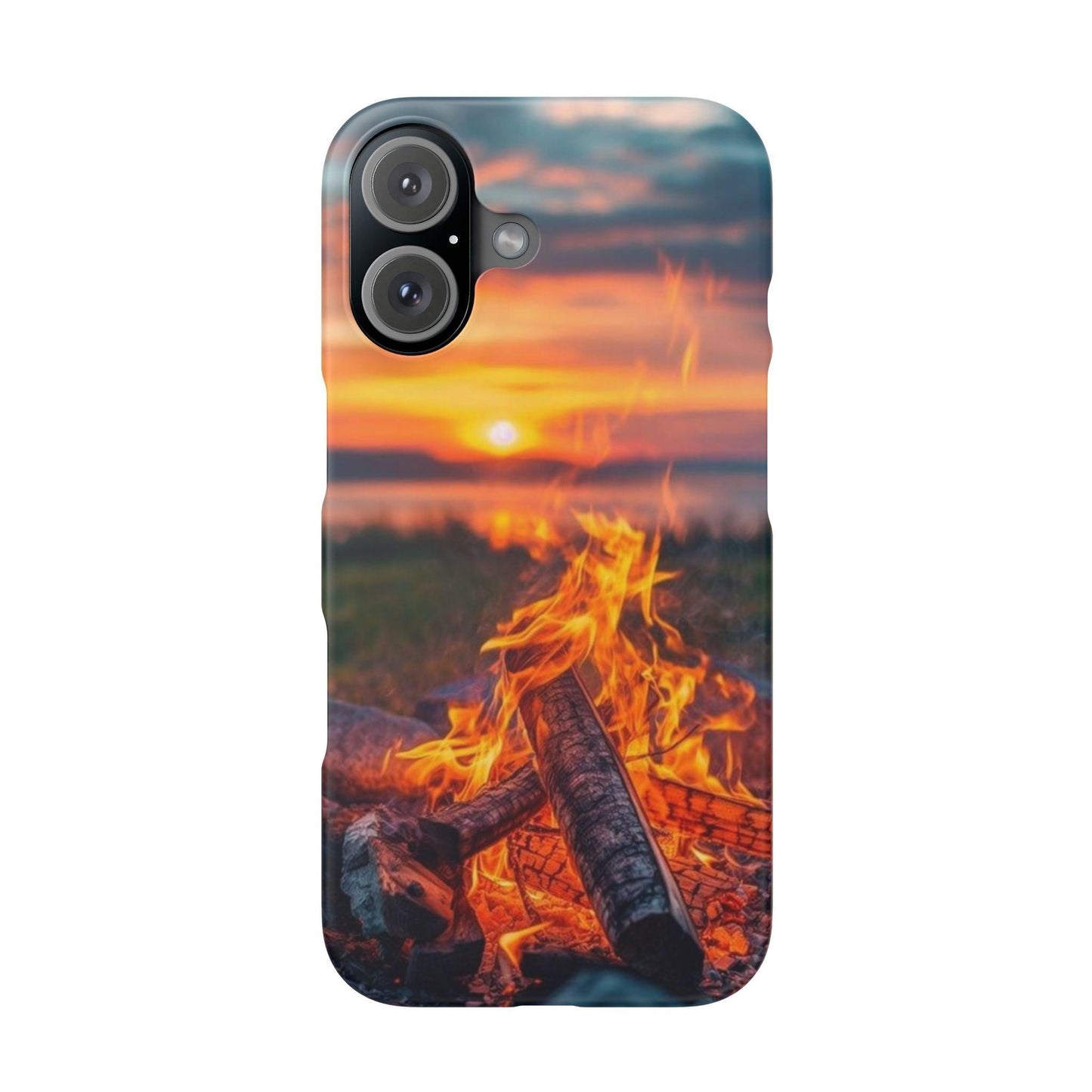 Woodland Fire Phone Case – Warmth of Nature’s Blaze on Your Device - covers4phones