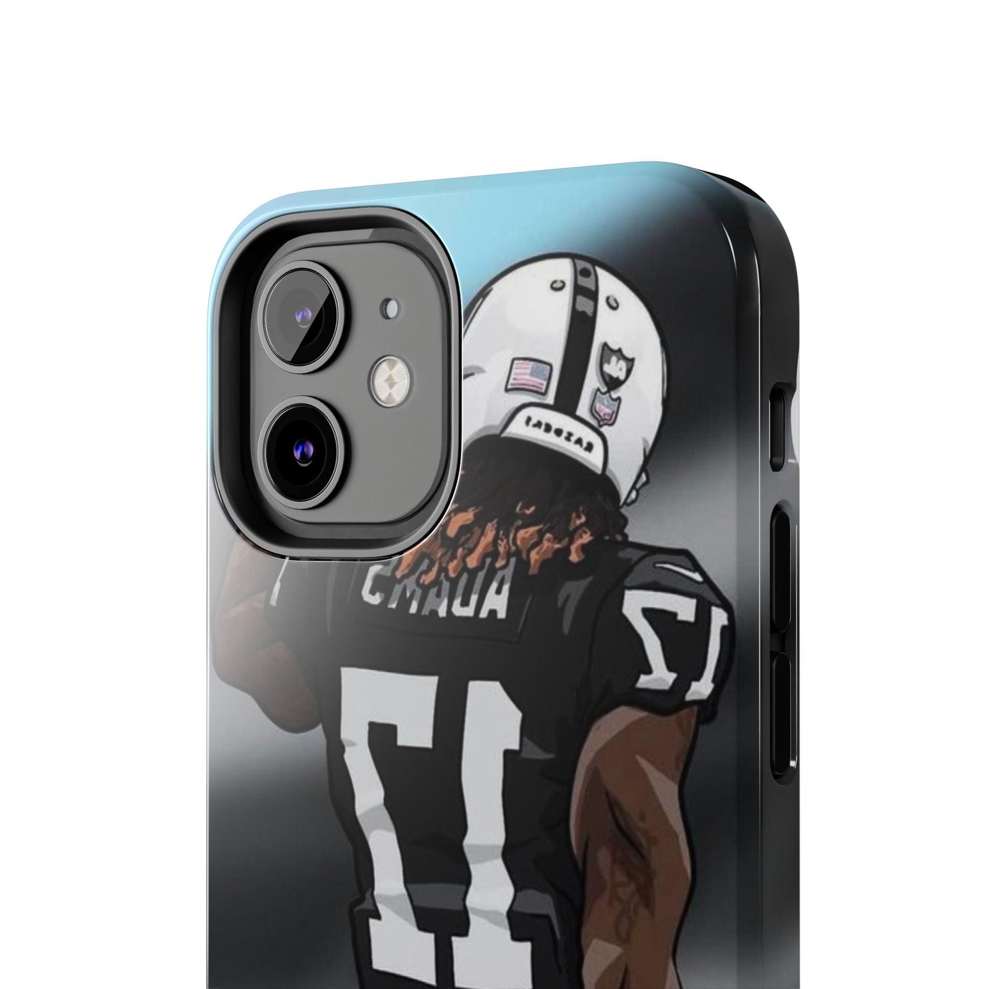 Adam 17 Player Showing Shirt Number Printed Tough Phone Case for iPhone & Samsung Galaxy - Bold Athlete Design - covers4phones