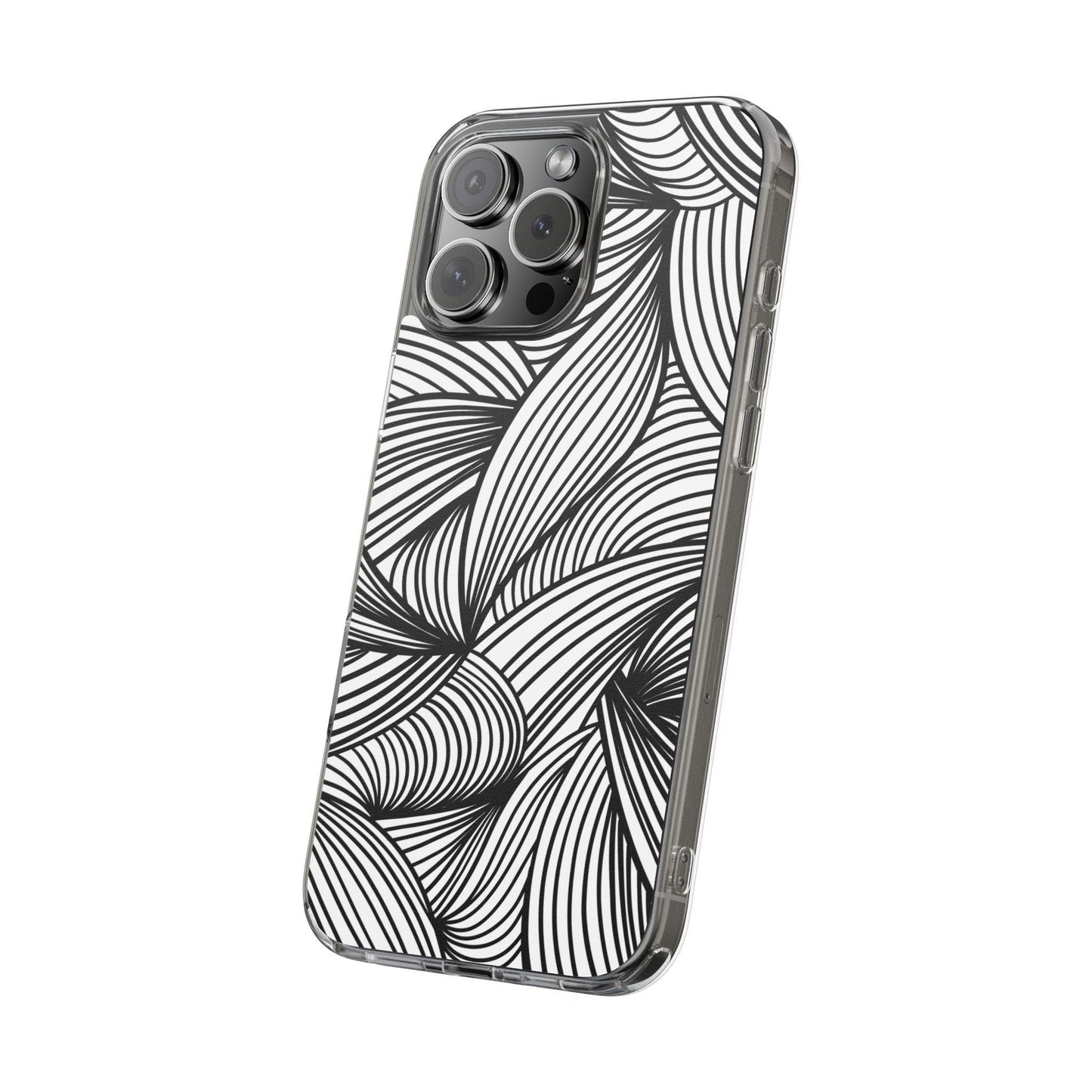 Black and White Illusion Clear Cases - covers4phones