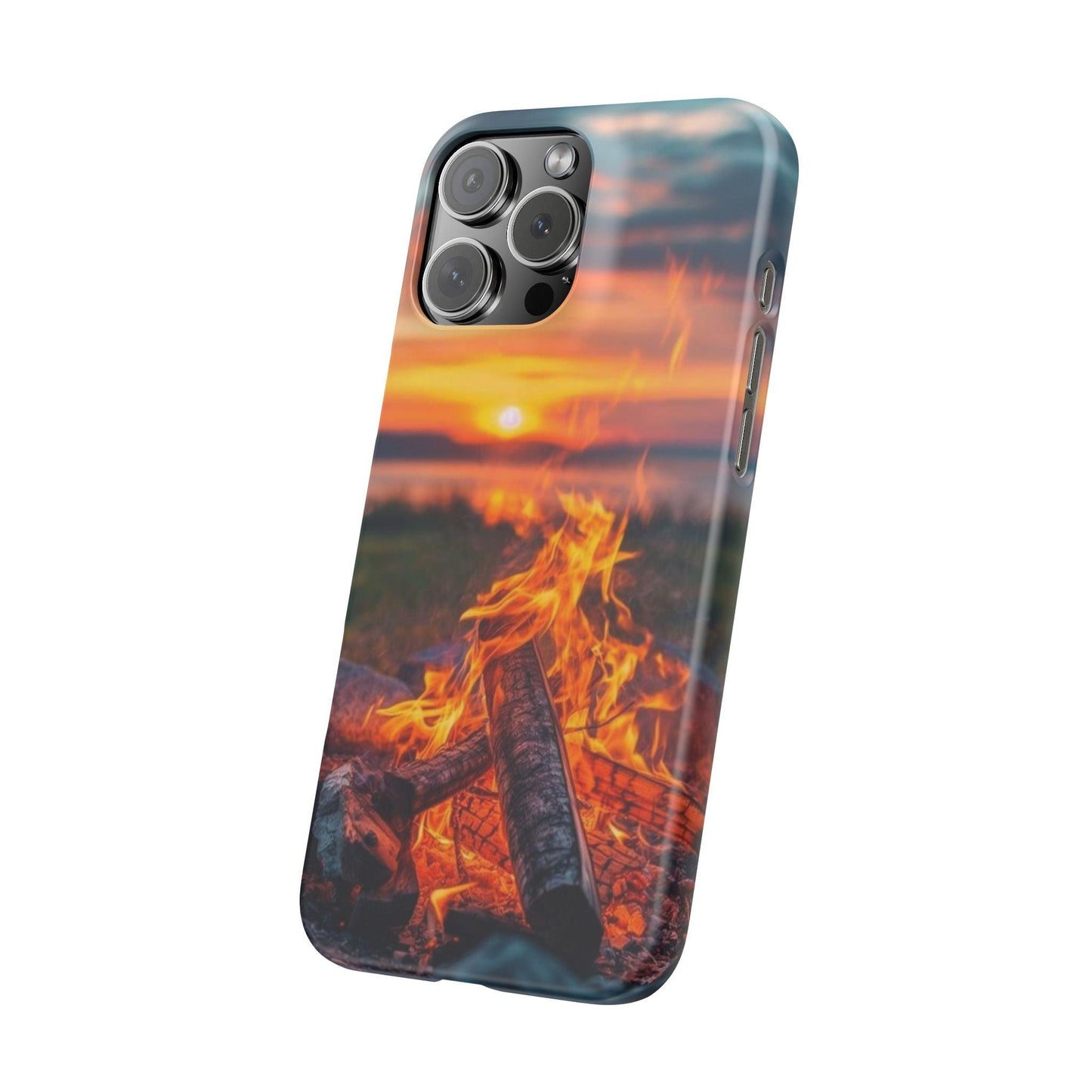 Woodland Fire Phone Case – Warmth of Nature’s Blaze on Your Device - covers4phones