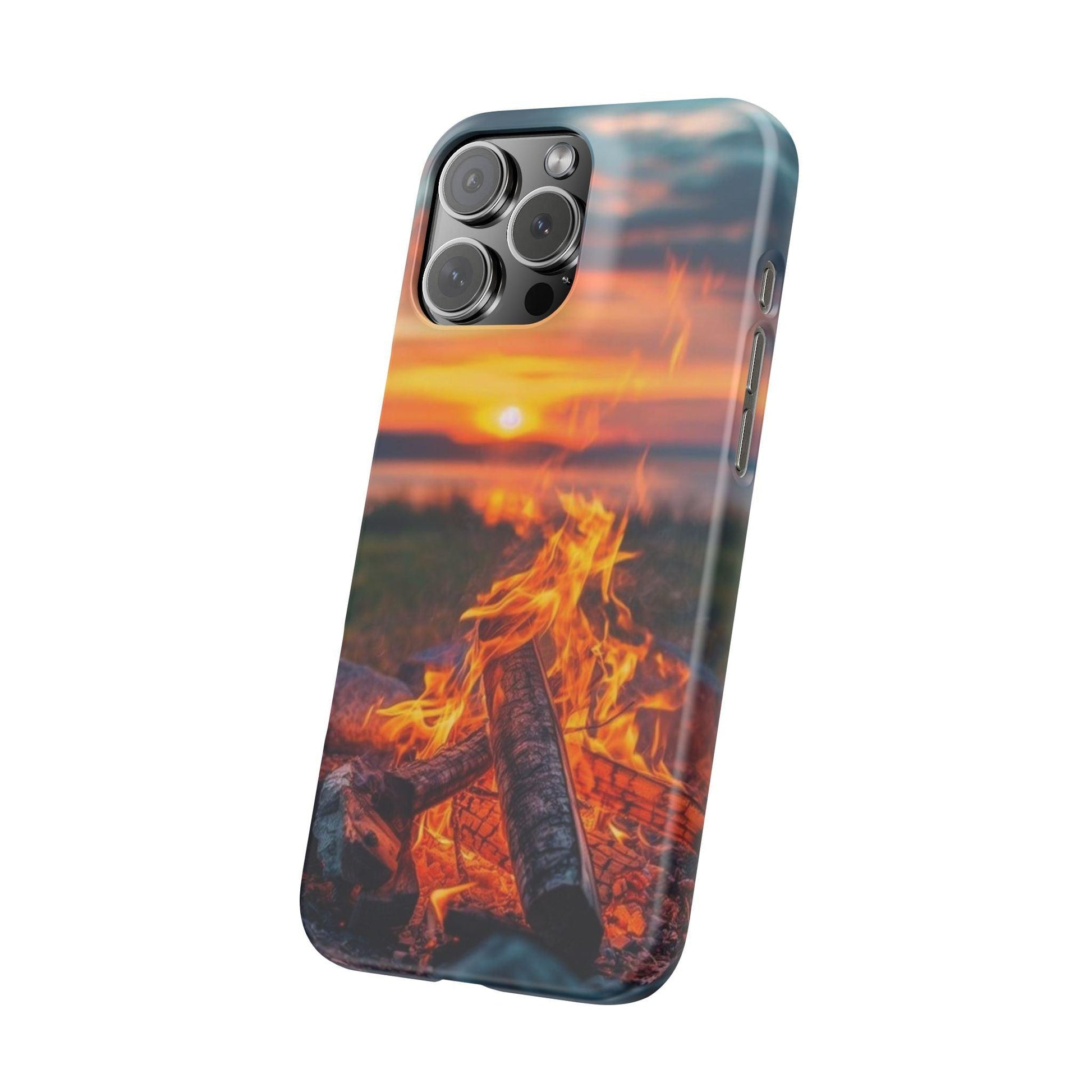 Woodland Fire Phone Case – Warmth of Nature’s Blaze on Your Device - covers4phones