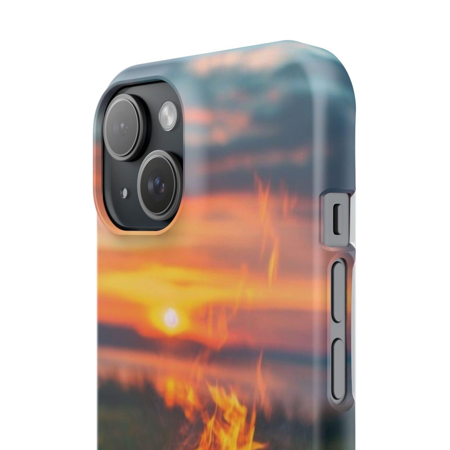 Woodland Fire Phone Case – Warmth of Nature’s Blaze on Your Device - covers4phones