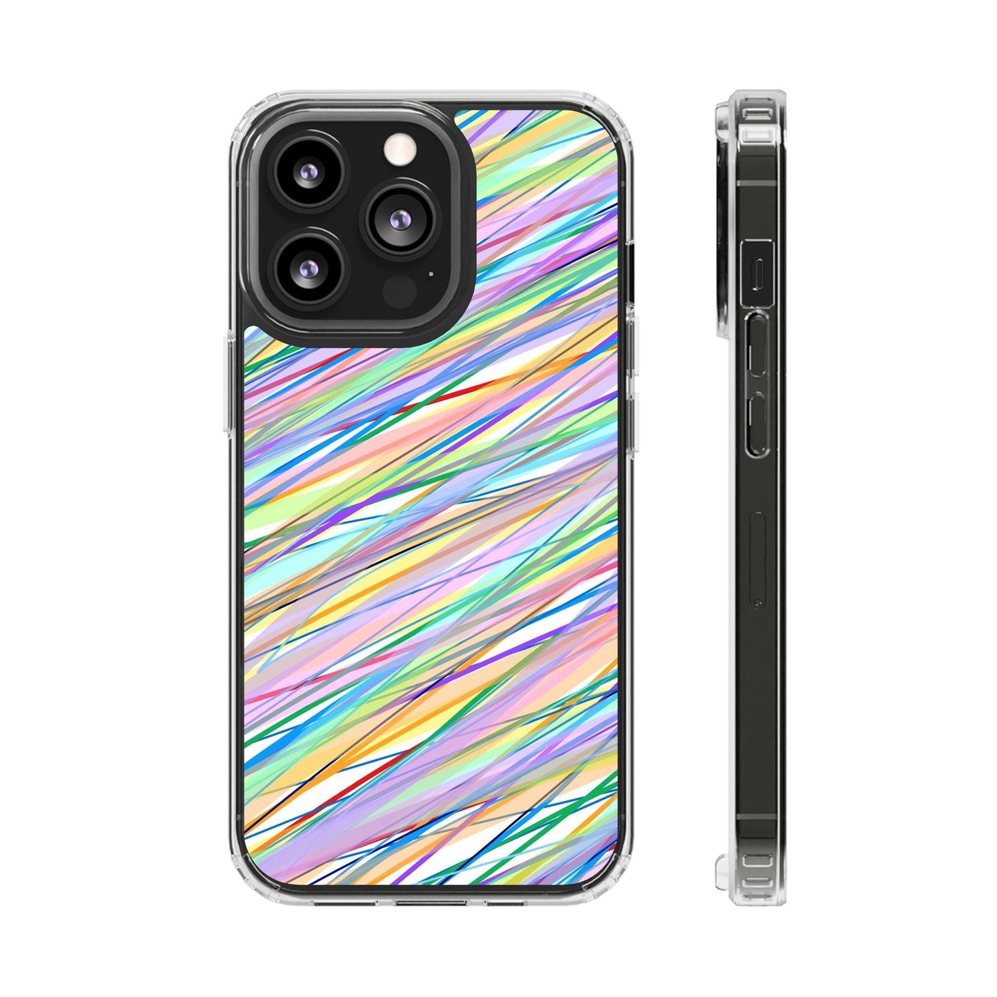 Threads Of Colors Clear Case - covers4phones