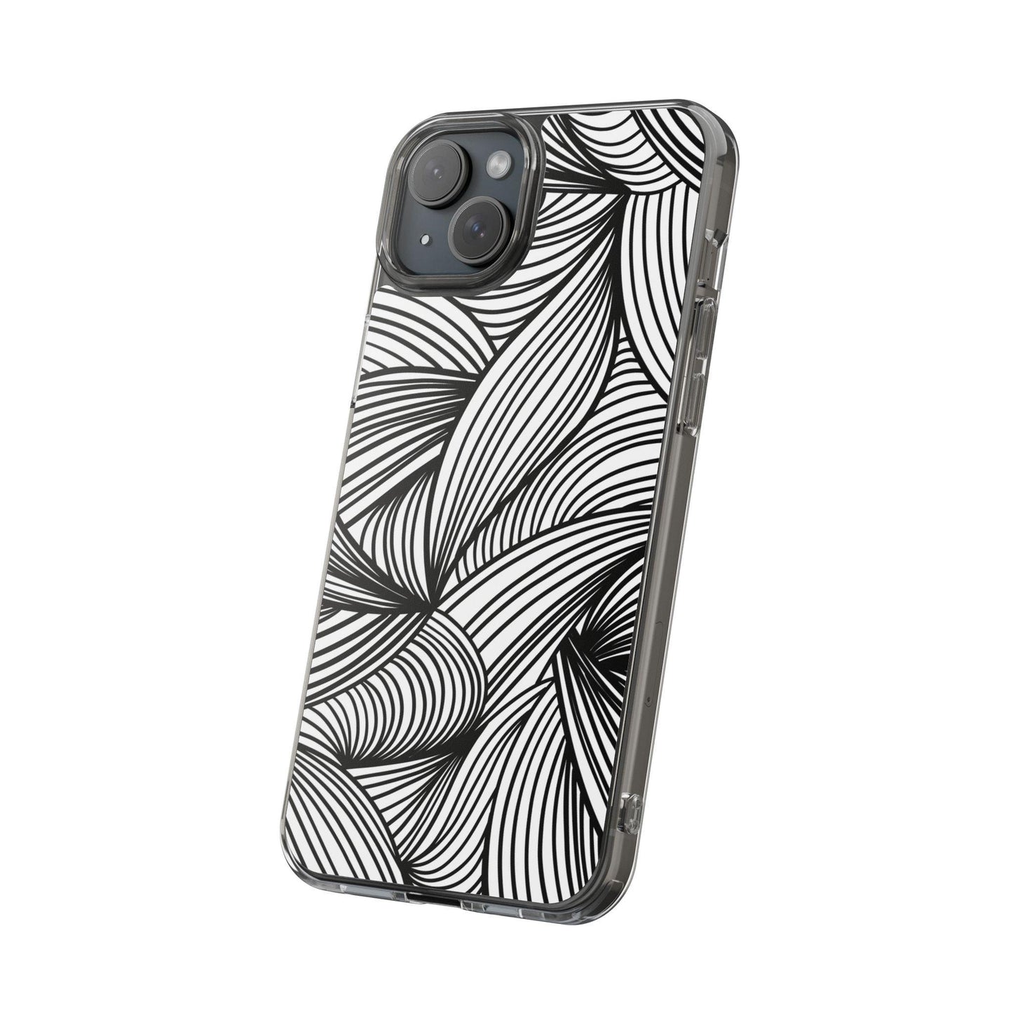 Black and White Illusion Clear Cases - covers4phones