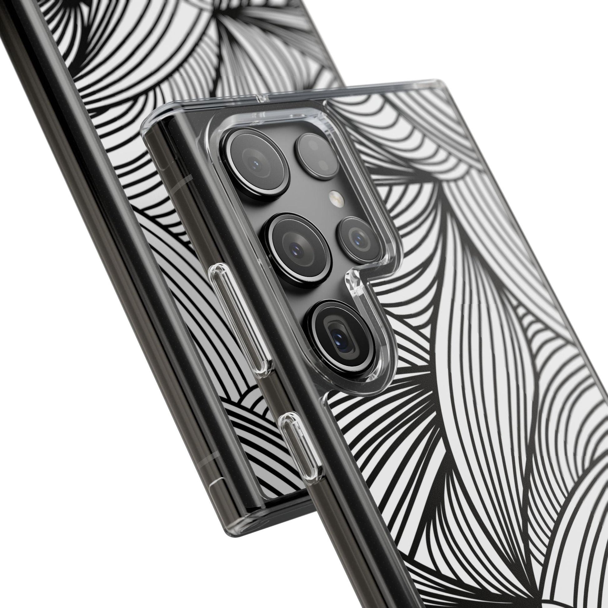 Black and White Illusion Clear Cases - covers4phones